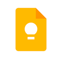 Google Keep App Logo with a Yellow and Orange Notepad Icon