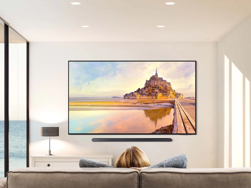 85" Samsung Neo QLED 4K QN90D Wall-Mounted in a Modern Living Room